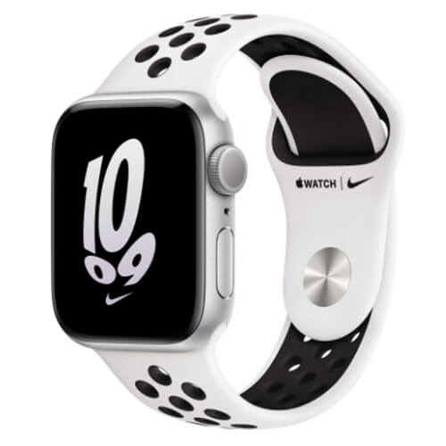 Apple Watch SE（第2世代）GPSモデル 40mm シルバーアルミニウムケース/Nikeスポーツバンド