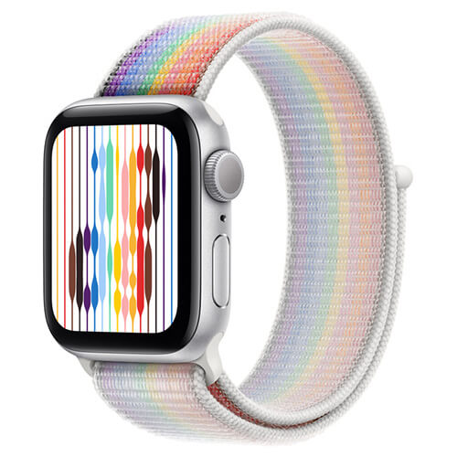 Apple Watch SE（第2世代）GPSモデル 40mm シルバーアルミニウムケース/スポーツループ