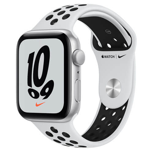 Apple Watch SE（第2世代）GPSモデル 44mm シルバーアルミニウムケース/Nikeスポーツバンド