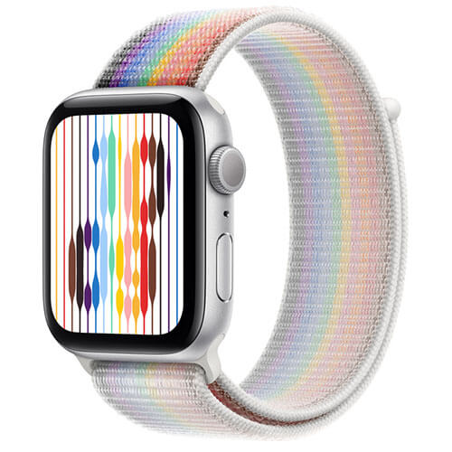 Apple Watch SE（第2世代）GPSモデル 44mm シルバーアルミニウムケース/スポーツループ