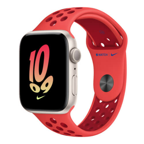 Apple Watch SE（第2世代）GPSモデル 44mm スターライトアルミニウムケース/Nikeスポーツバンド