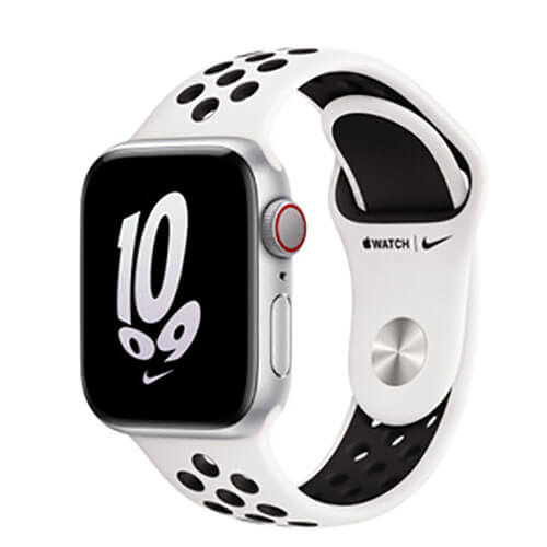 Apple Watch SE（第2世代）GPS+Cellularモデル 40mm シルバーアルミニウムケース/Nikeスポーツバンド