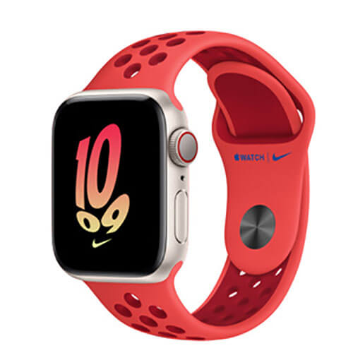 Apple Watch SE（第2世代）GPS+Cellularモデル 40mm スターライトアルミニウムケース/Nikeスポーツバンド