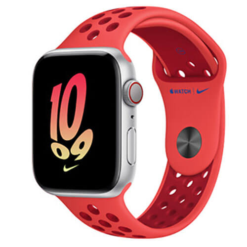 Apple Watch SE（第2世代）GPS+Cellularモデル 44mm シルバーアルミニウムケース/Nikeスポーツバンド