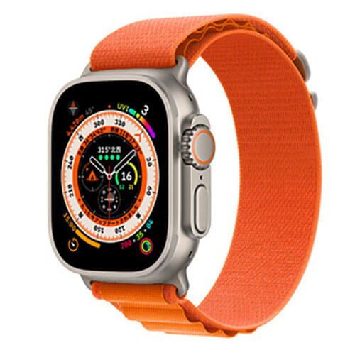 Apple Watch Ultra GPS + Cellularモデル 49mm チタニウムケース/アルパインループ