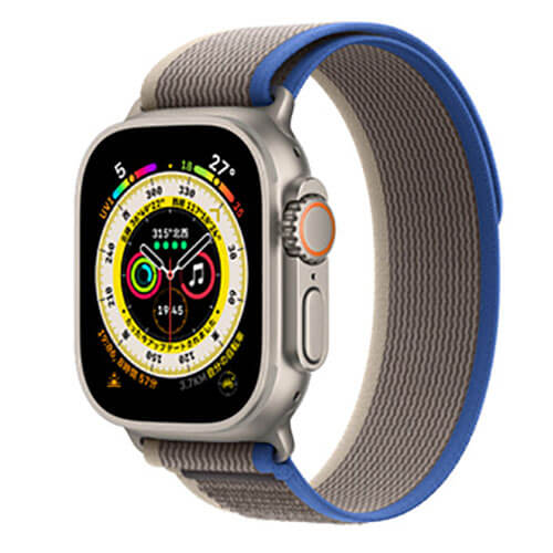 Apple Watch Ultra GPS + Cellularモデル 49mm チタニウムケース/トレイルループ