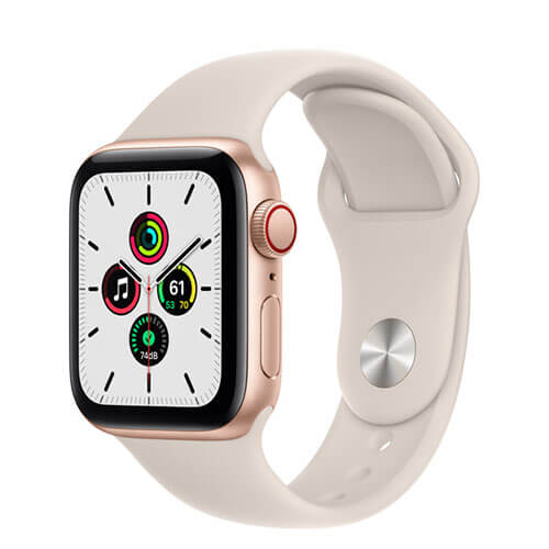 Apple Watch SE（第1世代）GPS+Cellularモデル 40mm ゴールドアルミニウムケース/スポーツバンド