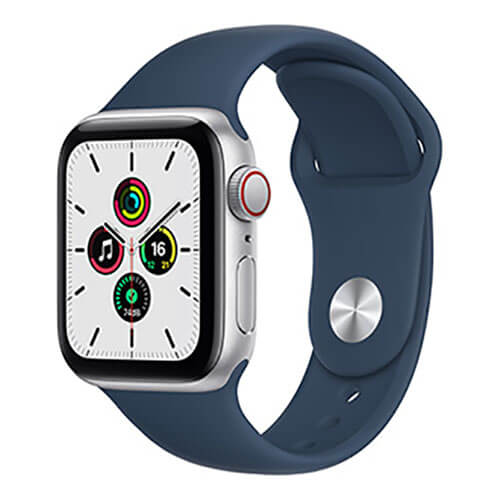 Apple Watch SE（第1世代）GPS+Cellularモデル 40mm シルバーアルミニウムケース/スポーツバンド