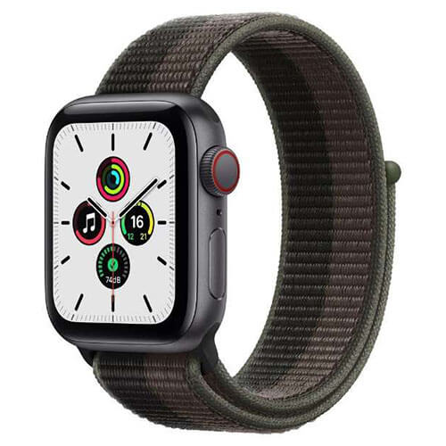 Apple Watch SE（第1世代）GPS+Cellularモデル 40mm スペースグレイアルミニウムケース/スポーツループ