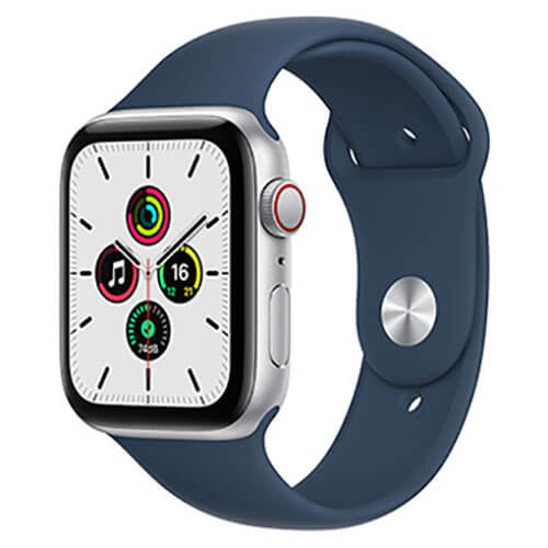 Apple Watch SE（第1世代）GPS+Cellularモデル 44mm シルバーアルミニウムケース/スポーツバンド