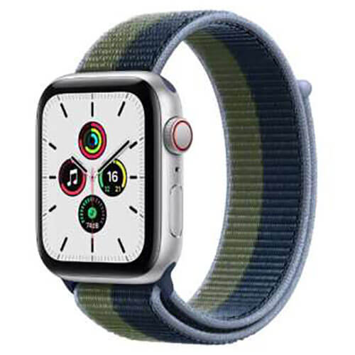 Apple Watch SE（第1世代）GPS+Cellularモデル 44mm シルバーアルミニウムケース/スポーツループ