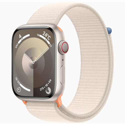 Apple Watch Series 9 GPS+Cellularモデル 45mm スポーツループ