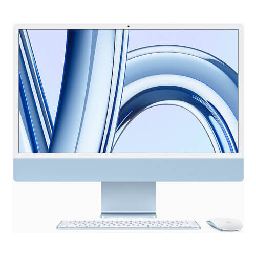 iMac (24-inch, M3, 8GB, 256GB, 2023) MQRC3J/A ブルー