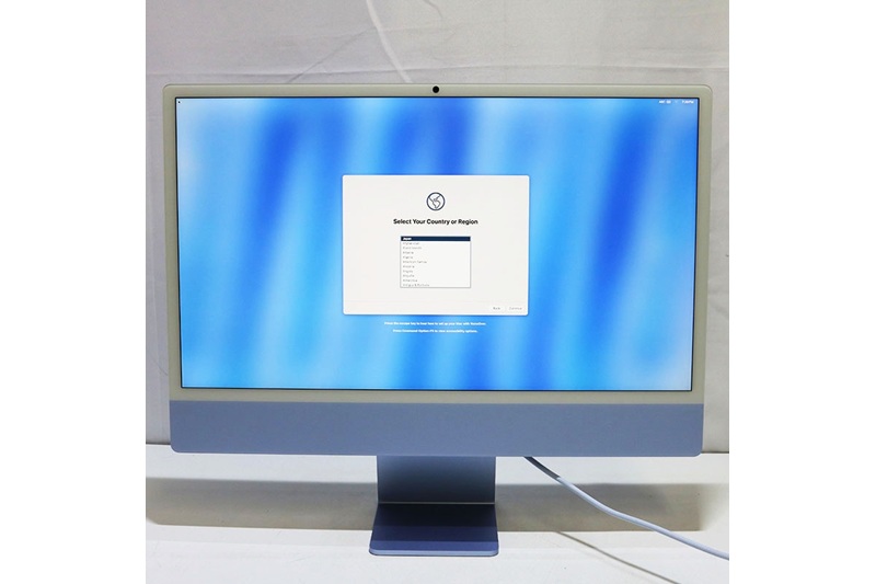 Apple iMac(24インチ 2024 4ポート)ブルー M4/32GB/SSD 512GB 元箱あり|中古買取価格155,000円