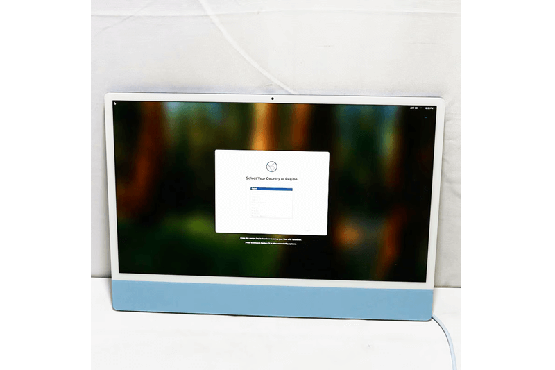 Apple iMac 24インチ M1 2021 16GB/SSD 512GB ブルー スタンドなし｜中古買取価格55,000円