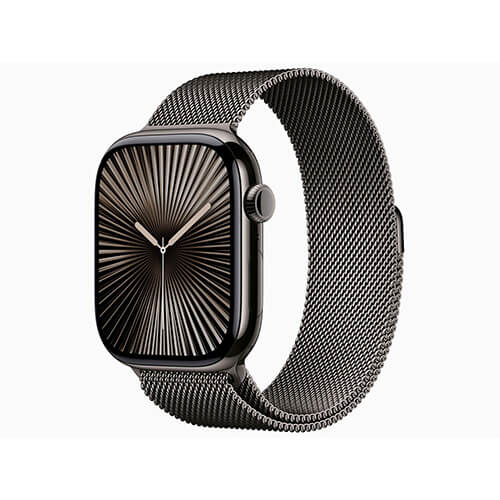 Apple Watch Series 10 GPS+Cellularモデル 46mm チタニウムケース・ミラネーゼループ M/L