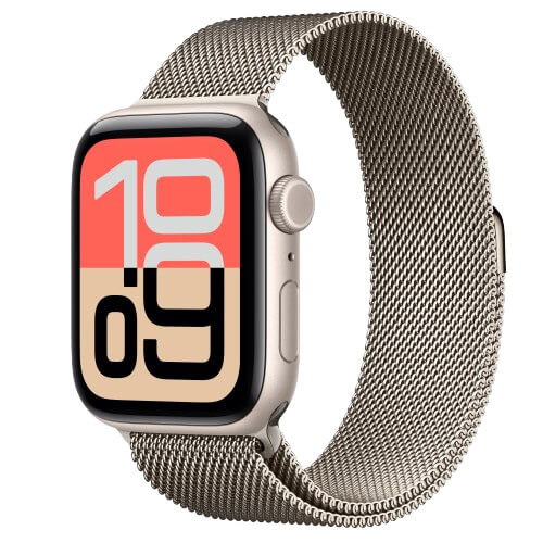 Apple Watch SE3 GPS+Cellularモデル 40mm スターライトケース/ミラネーゼループ