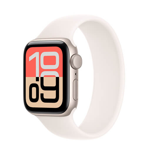 Apple Watch SE3 GPS+Cellularモデル 40mm スターライトケース/ソロループ