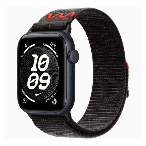 Apple Watch SE3 GPS+Cellularモデル 44mm ミッドナイトケース/Nikeスポーツループ