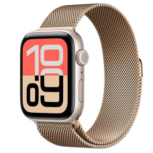 Apple Watch SE3 GPS+Cellularモデル 44mm スターライトケース/ミラネーゼループ