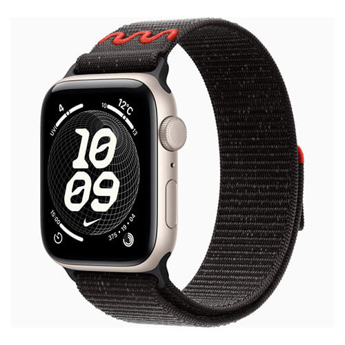 Apple Watch SE3 GPS+Cellularモデル 44mm スターライトケース/Nikeスポーツループ