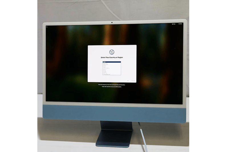 Apple iMac 24-inch, M1, 2021 ブルー 16GB/SSD2TB|中古買取価格90,000円