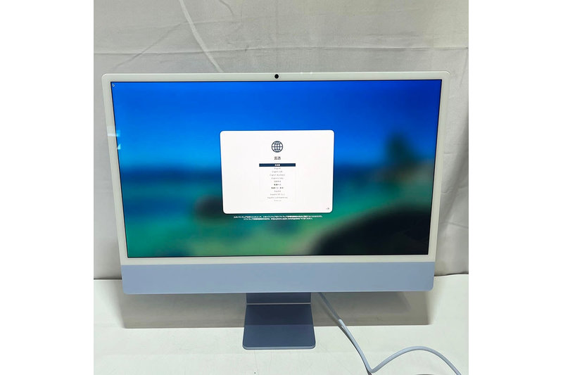 Apple iMac 24-inch,2024, Four ports FWV13J/A ブルー M4/16GB/SSD 256GB|中古買取価格111,000円